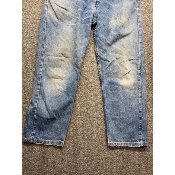 Rustler Jeans Mens 32x30 Blue Regular Fits 32x26 Straight Denim Workwear 87619PW - Picture 2 of 16